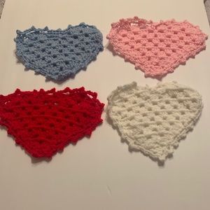 Heart Lacy Coasters